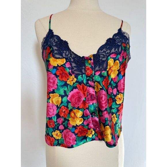 VINTAGE Victoria's Secret 80s Sleeveless Top Size Large - Picture 4 of 6